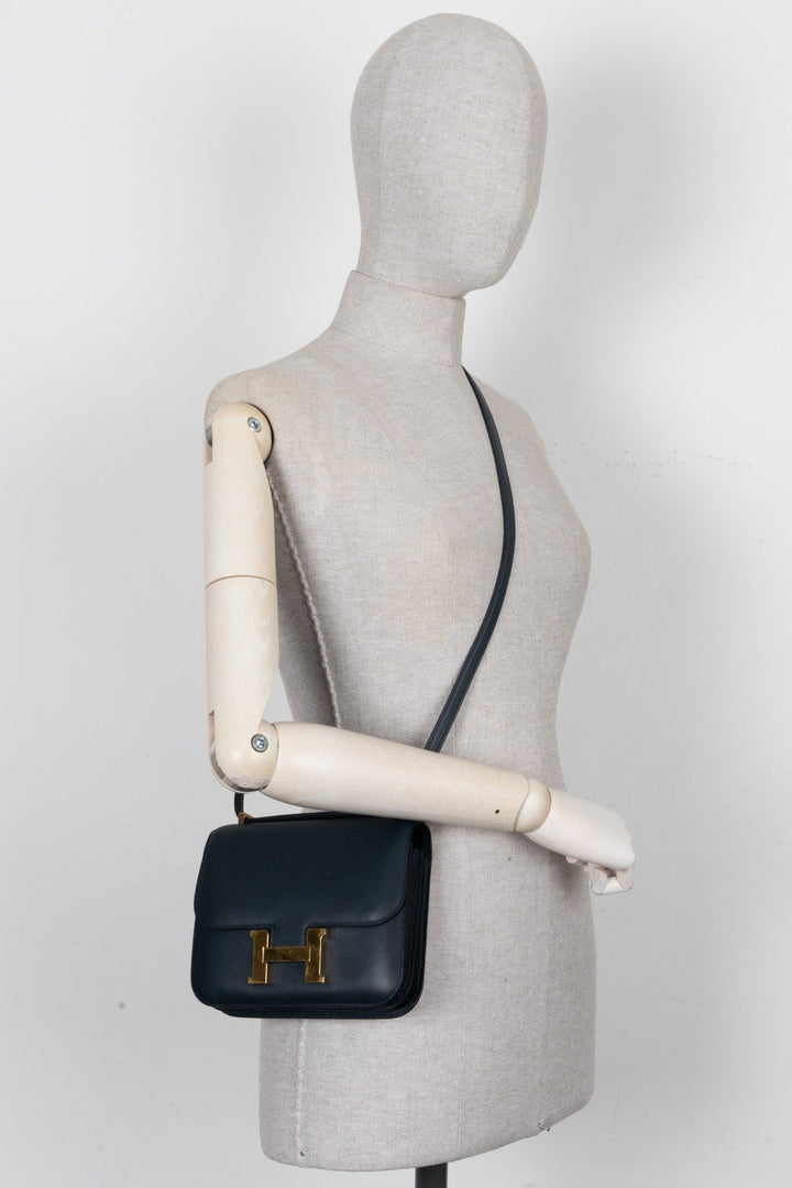 HERMÈS Mini Constance 18 Swift Vert Cypress