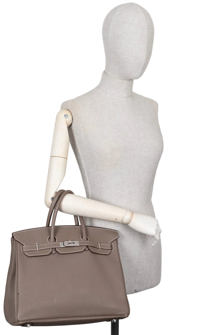 HERMÈS Birkin 35 Togo Etoupe