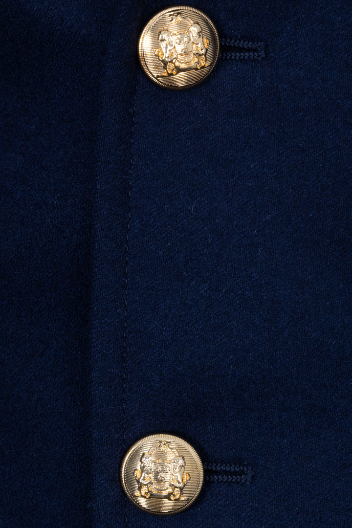 CELINE Colonne Jacket  Cashmere Navy