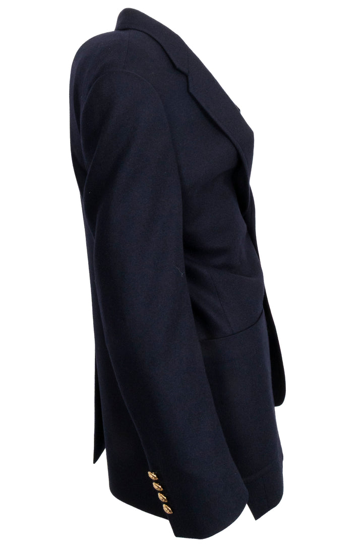 CELINE Colonne Jacket  Cashmere Navy