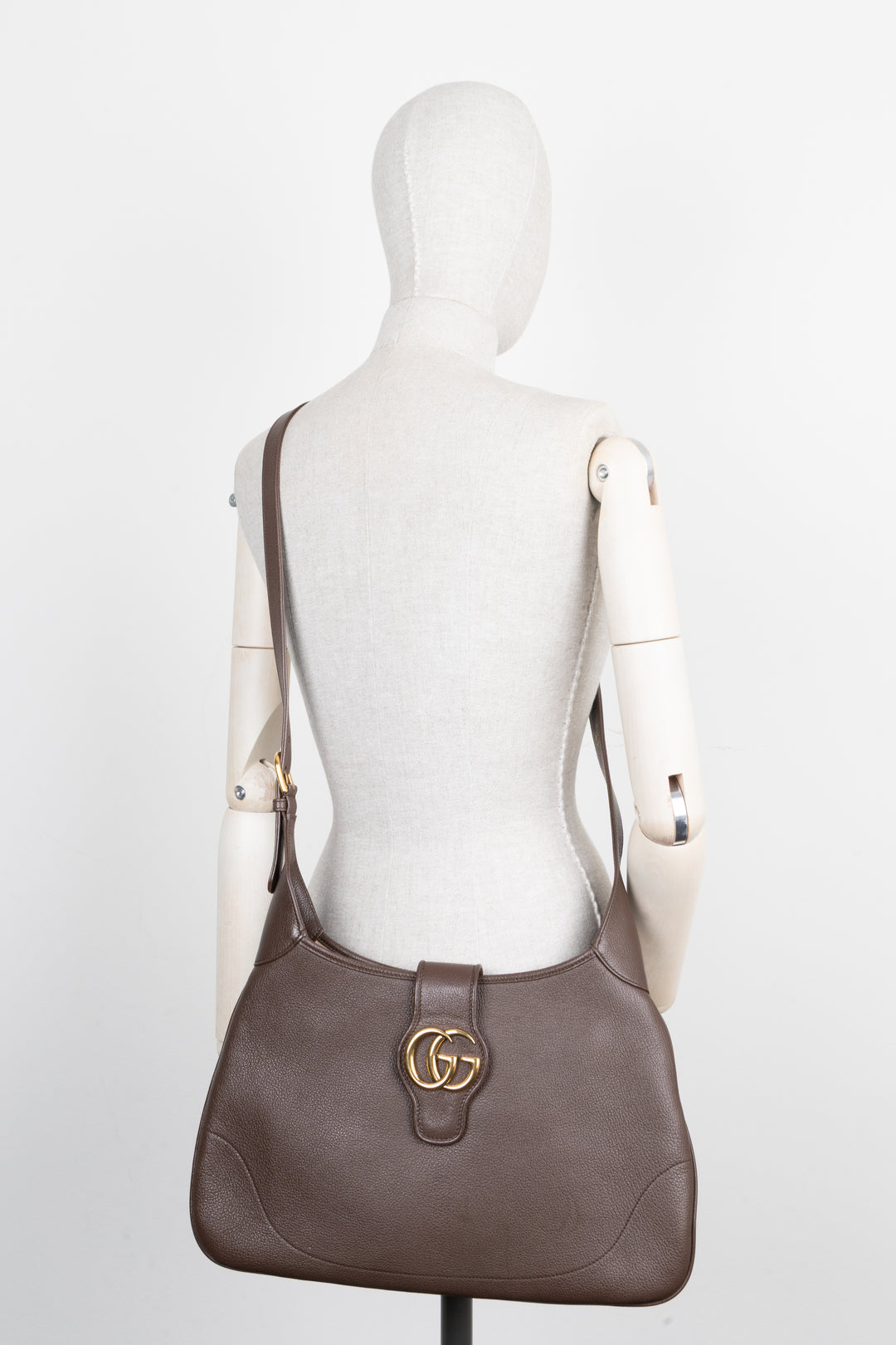 GUCCI Aphrodite Bag Leather Brown