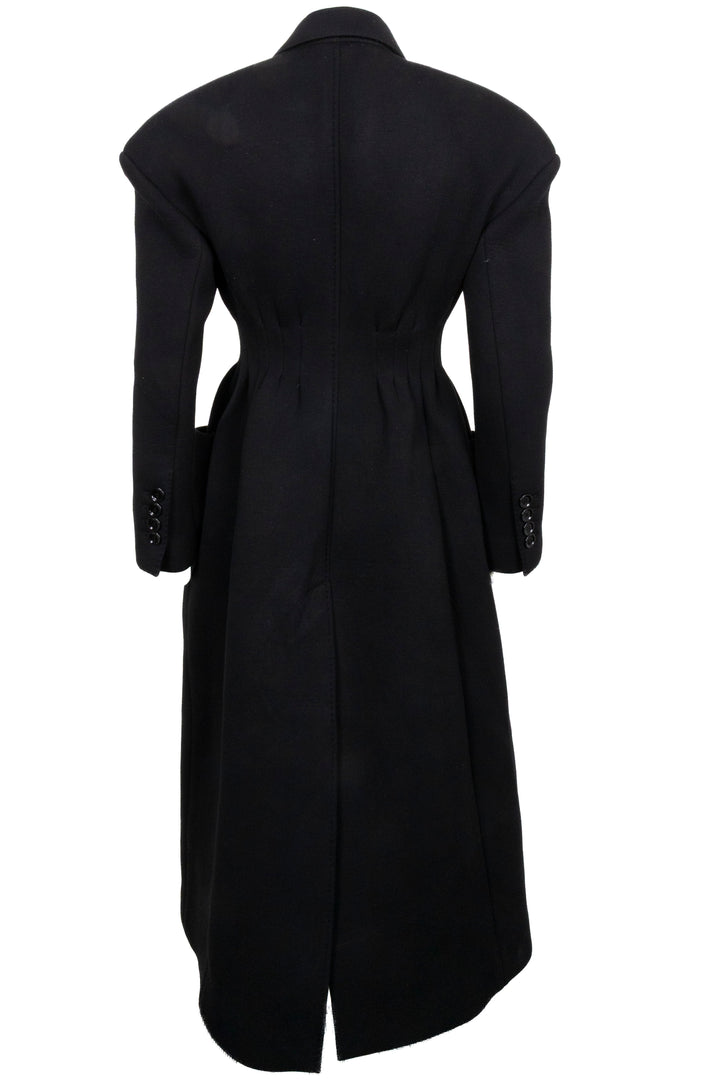 DOLCE & GABBANA Manteau midi croisé Noir
