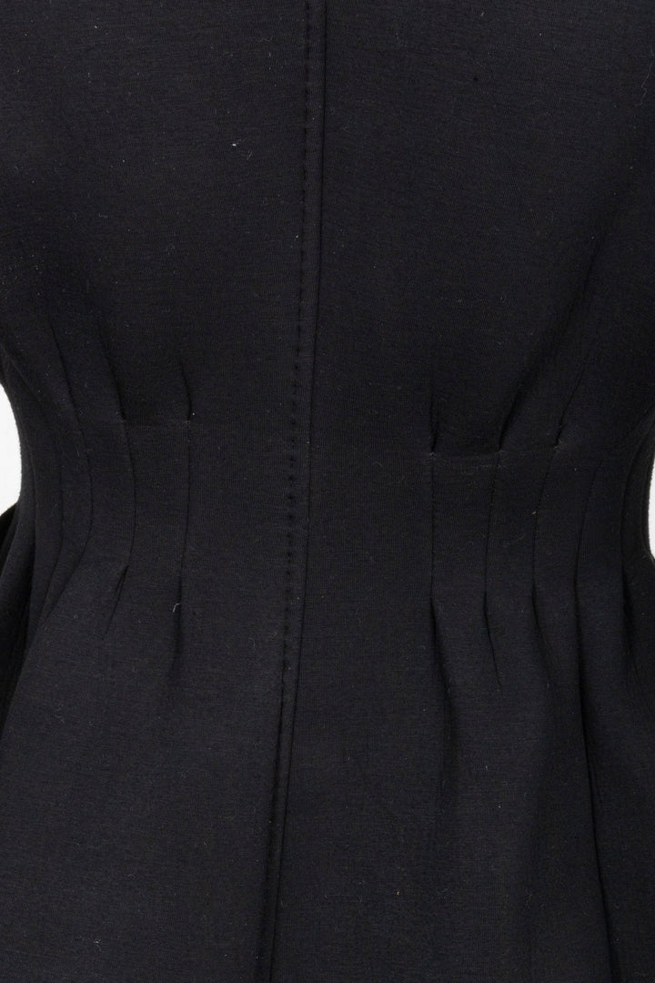 DOLCE & GABBANA Manteau midi croisé Noir