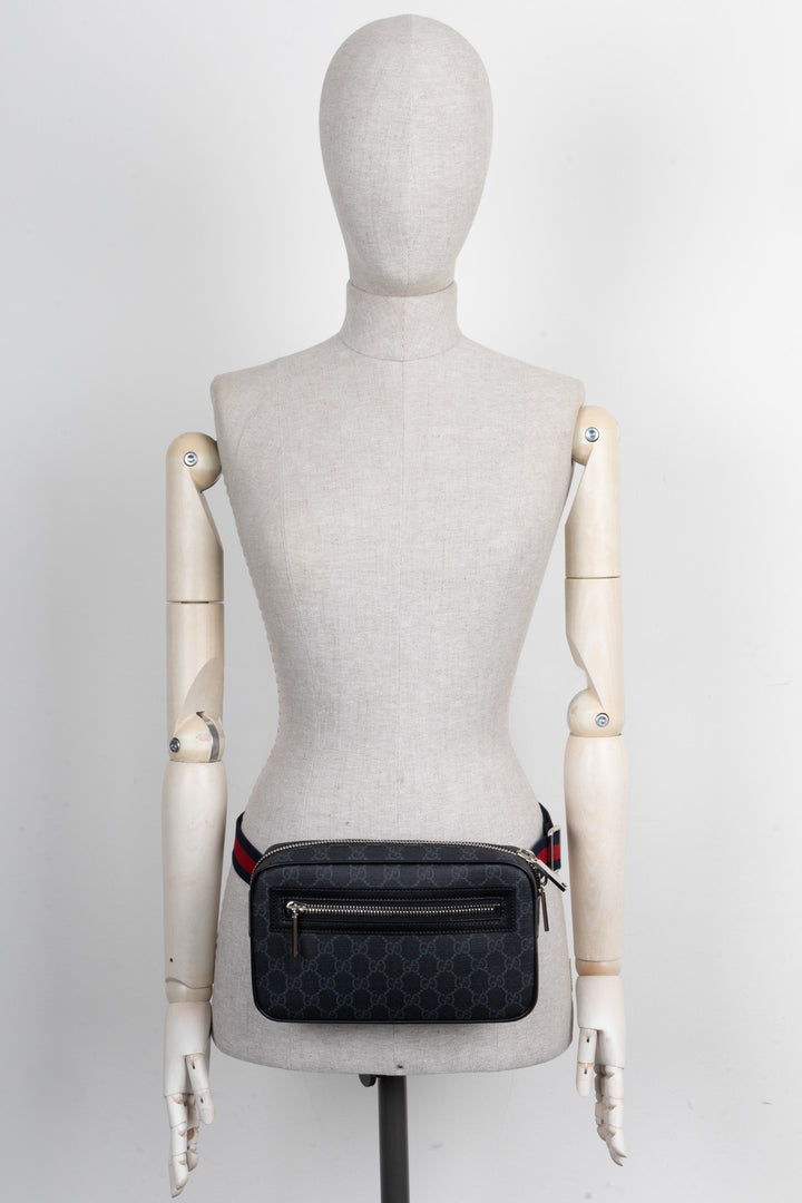 Sac banane GUCCI GG petit modèle noir