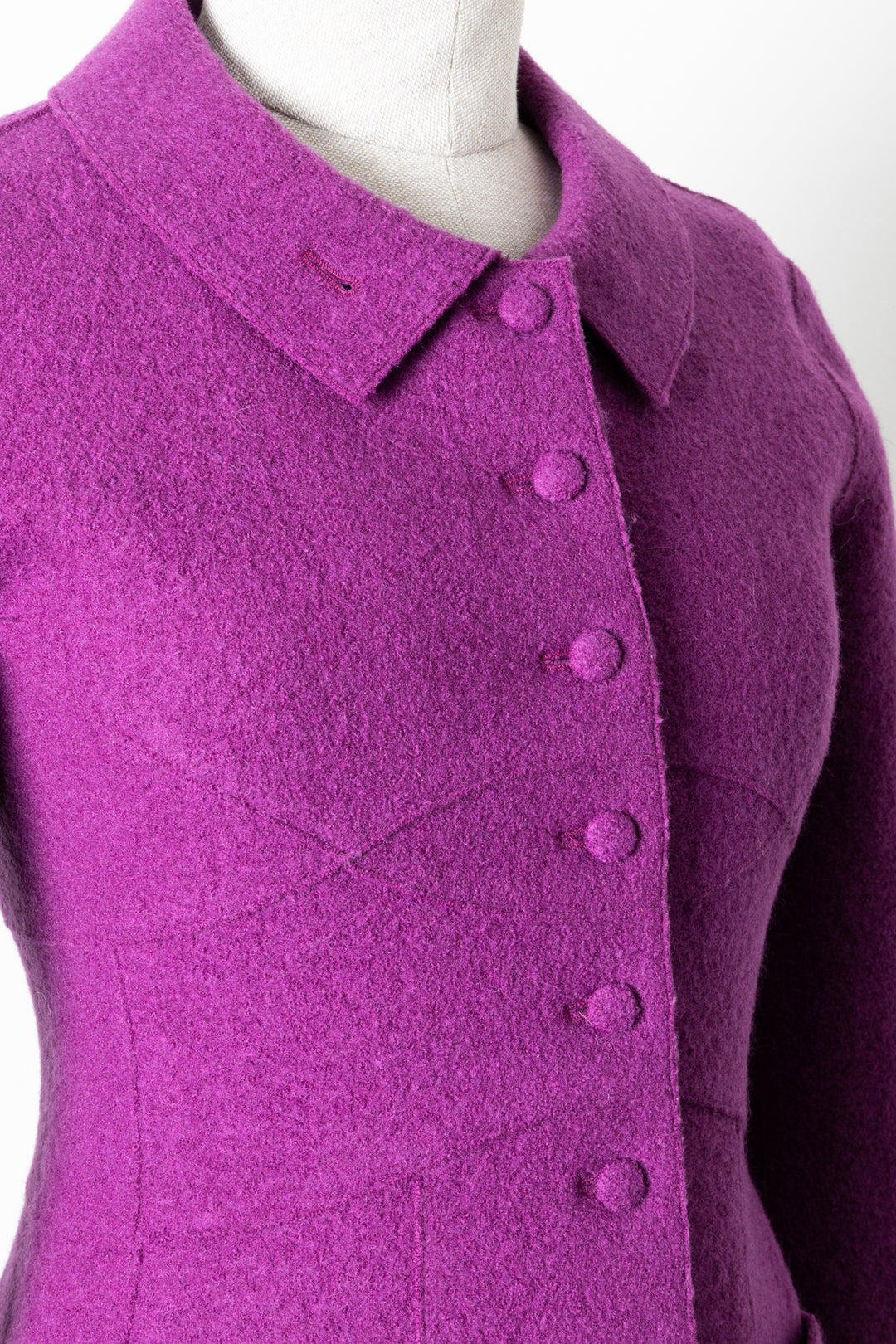 CHANEL 1999 Jacket Purple Wool