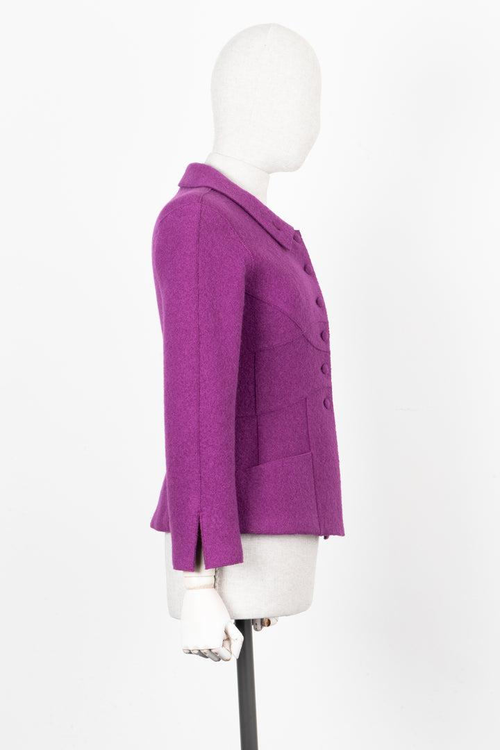 CHANEL 1999 Jacket Purple Wool