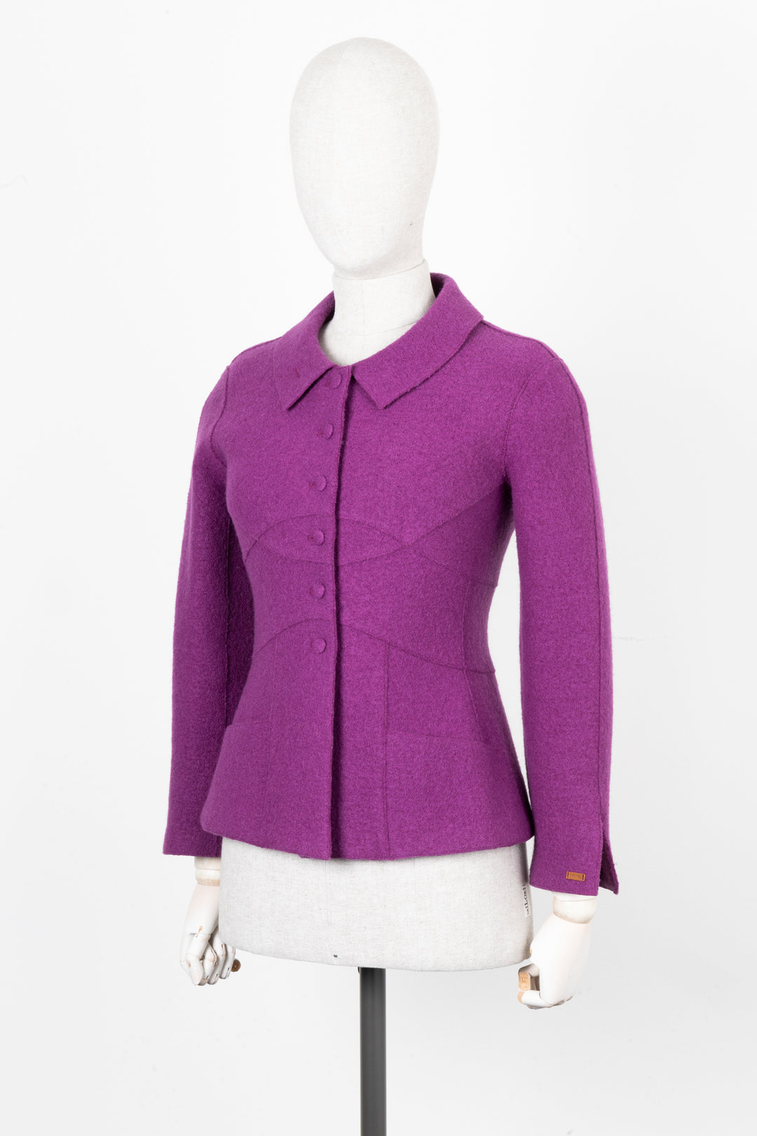 CHANEL 1999 Jacket Purple Wool