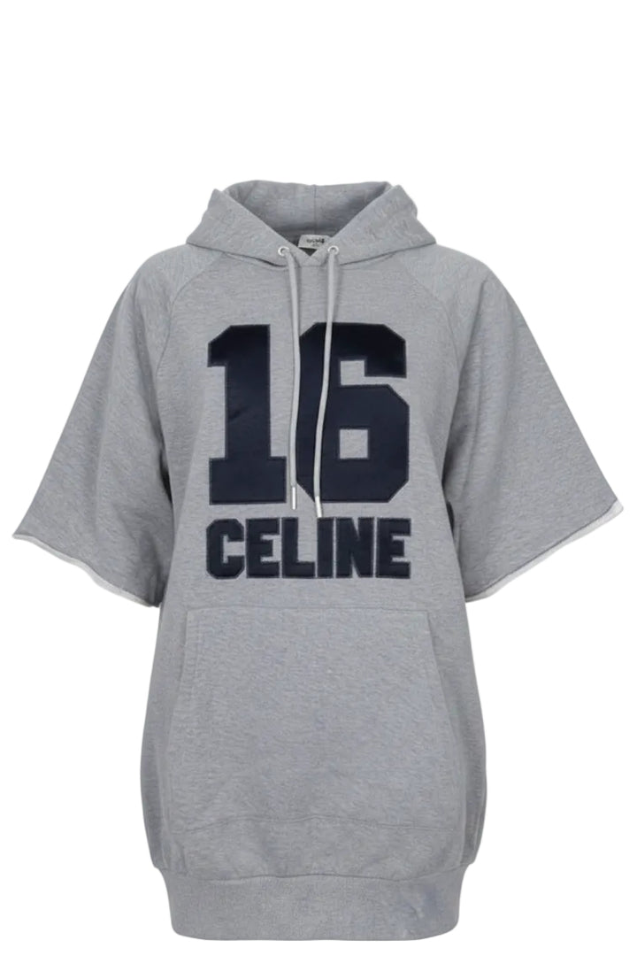 CELINE Hoodie Mini Dress