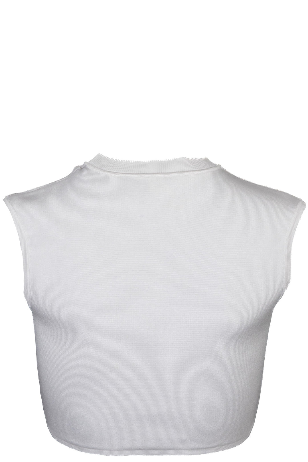HERMÈS Cropped Tank Top White