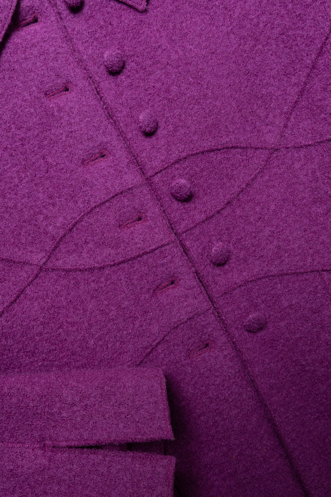 CHANEL 1999 Jacket Purple Wool