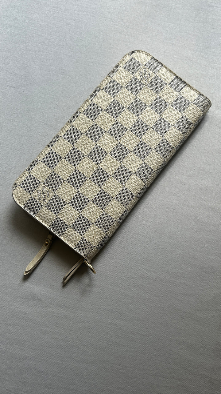 LOUIS VUITTON Long Wallet Damier Azur