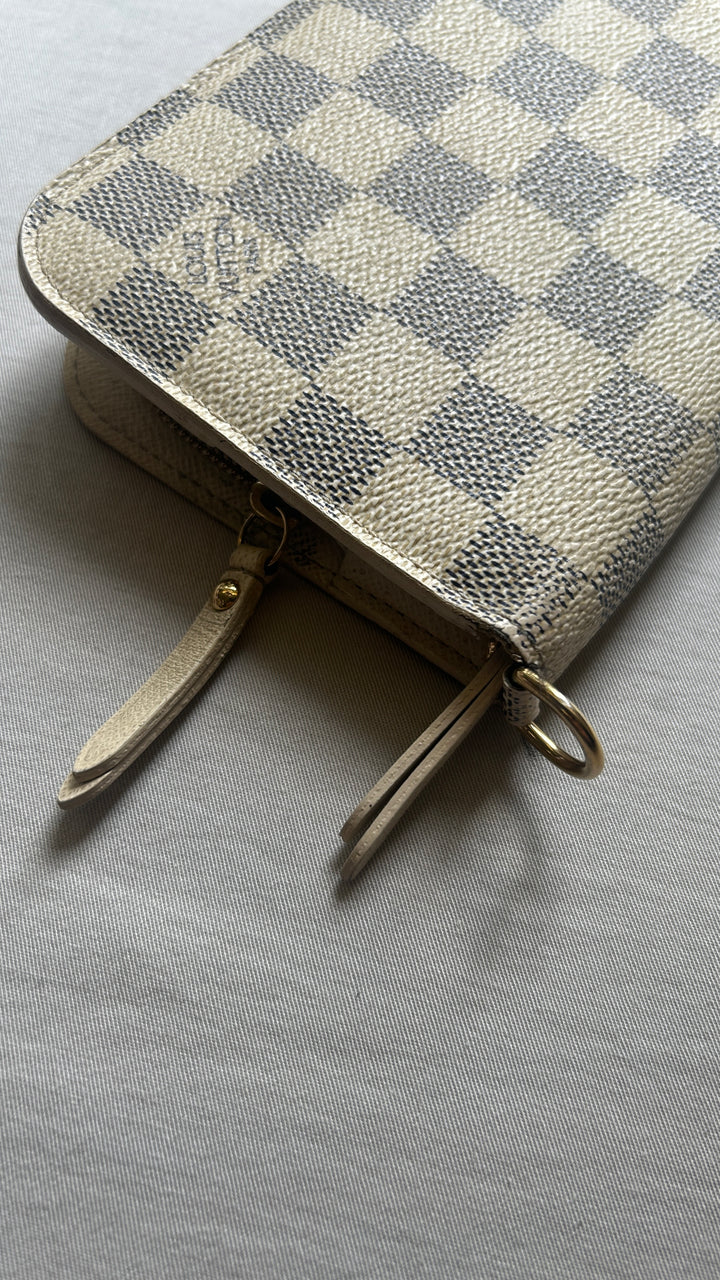 LOUIS VUITTON Long Wallet Damier Azur