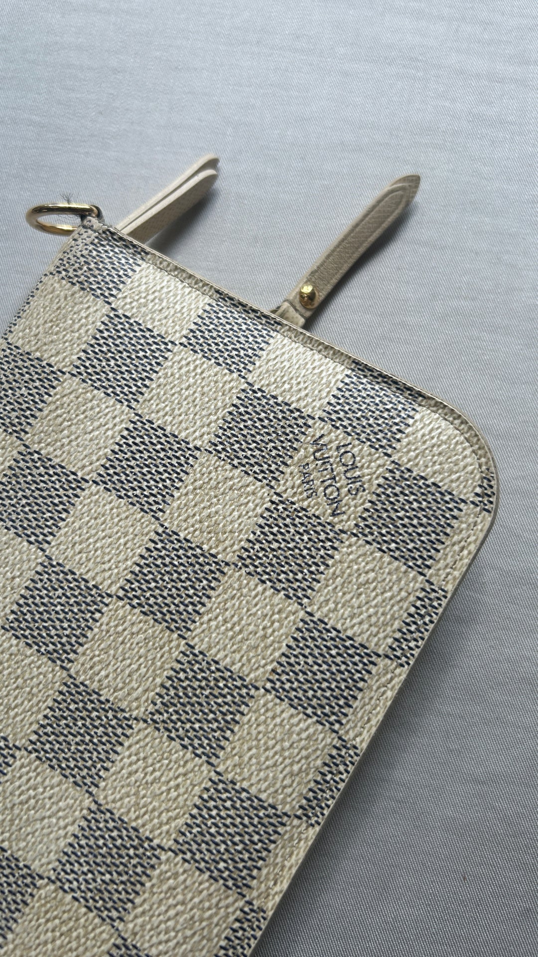 LOUIS VUITTON Long Wallet Damier Azur