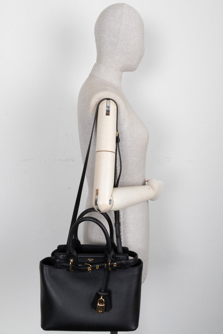 CELINE Teen Conti Bag Black