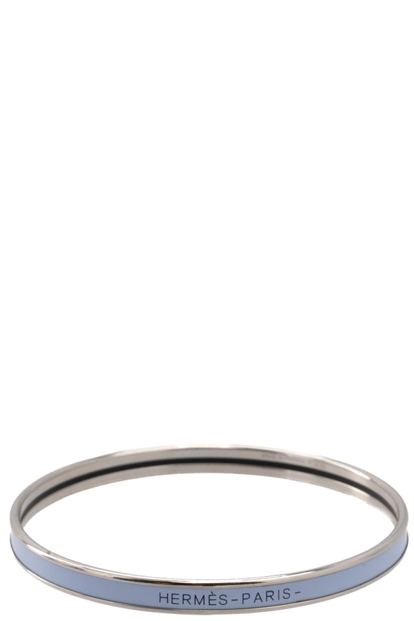 HERMÈS Uni Bracelet Emaille Light Blue