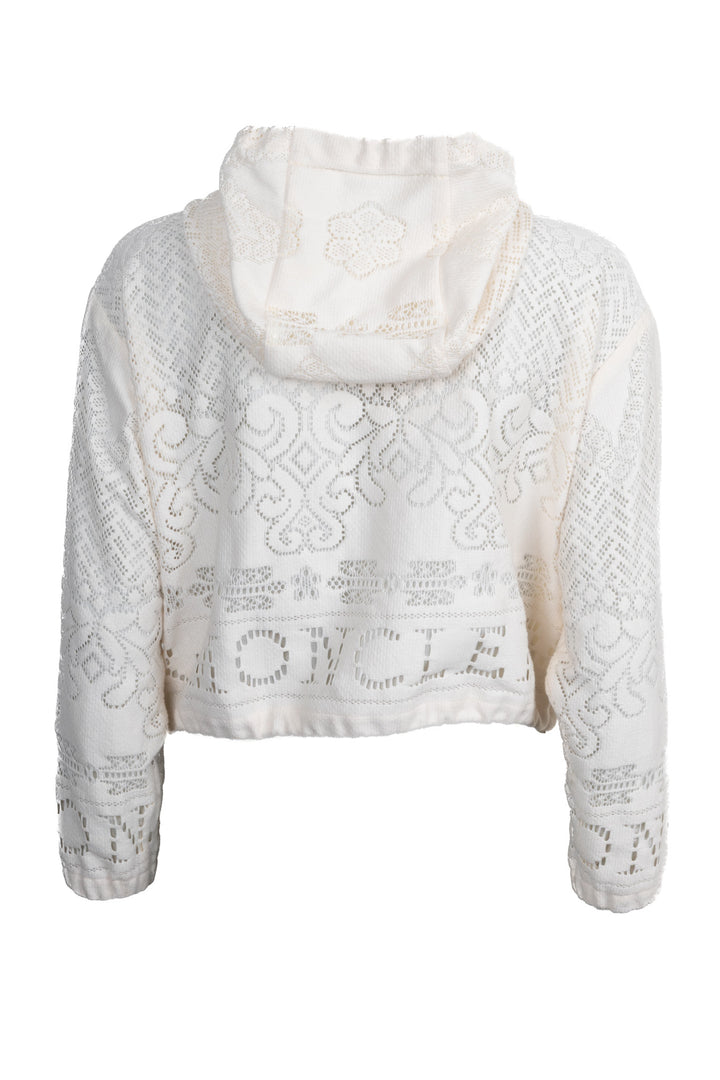 MONCLER Veste Sebaste Dentelle Ivoire
