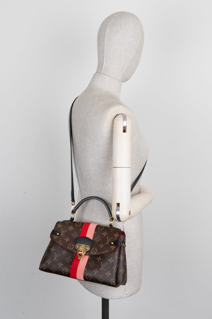 LOUIS VUITTON Georges BB Bag MNG Canvas