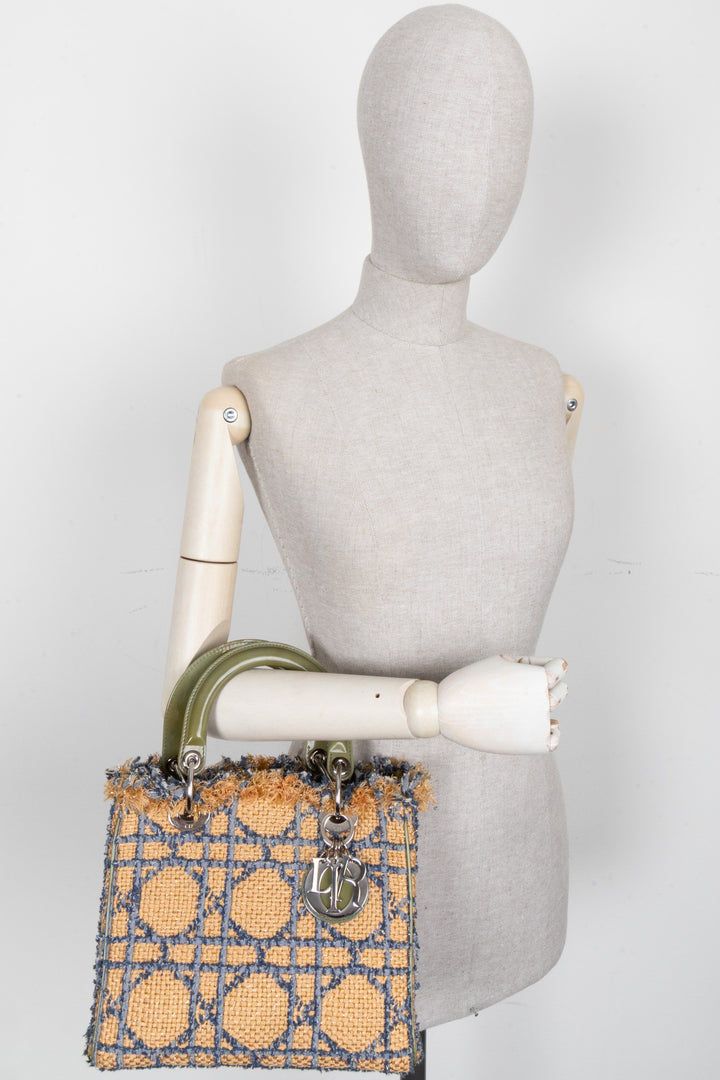 CHRISTIAN DIOR Lady Dior Medium Tweed