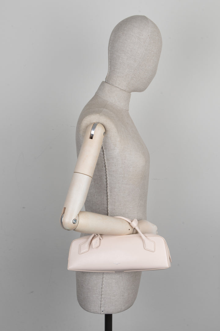 ALAÏA Le Teckel Clutch Leather Pink