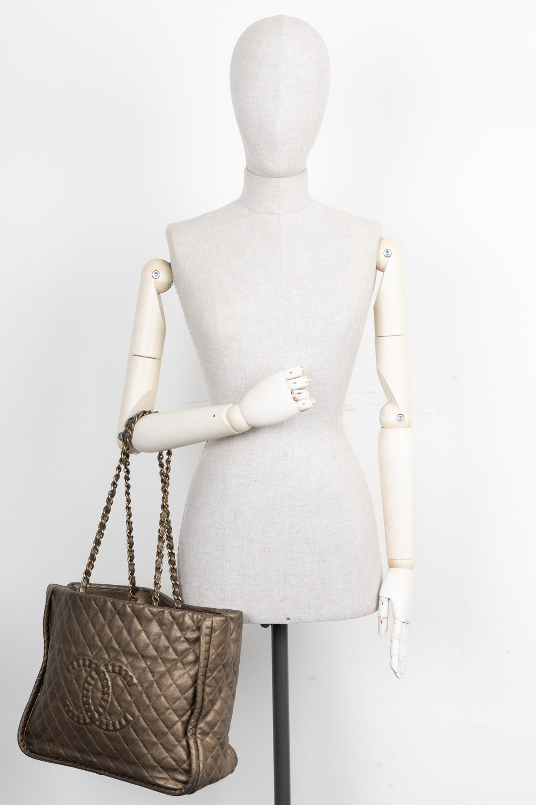 CHANEL Paris Byzance Istanbul CC Cabas Sac Shopping Bronze