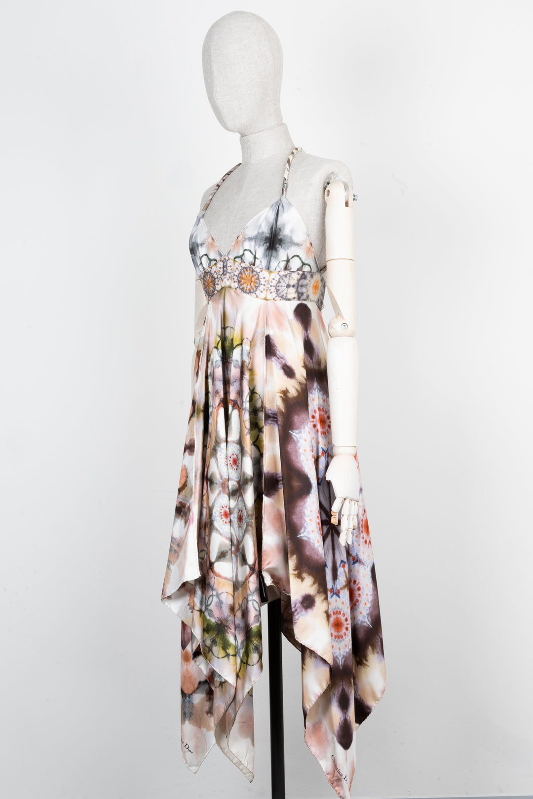 CHRISTIAN DIOR Dress Silk Watercolor Dress