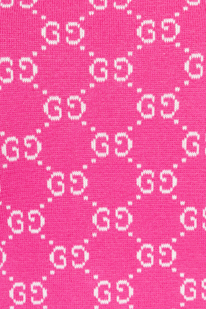 GUCCI GG Logo Top Knit Pink