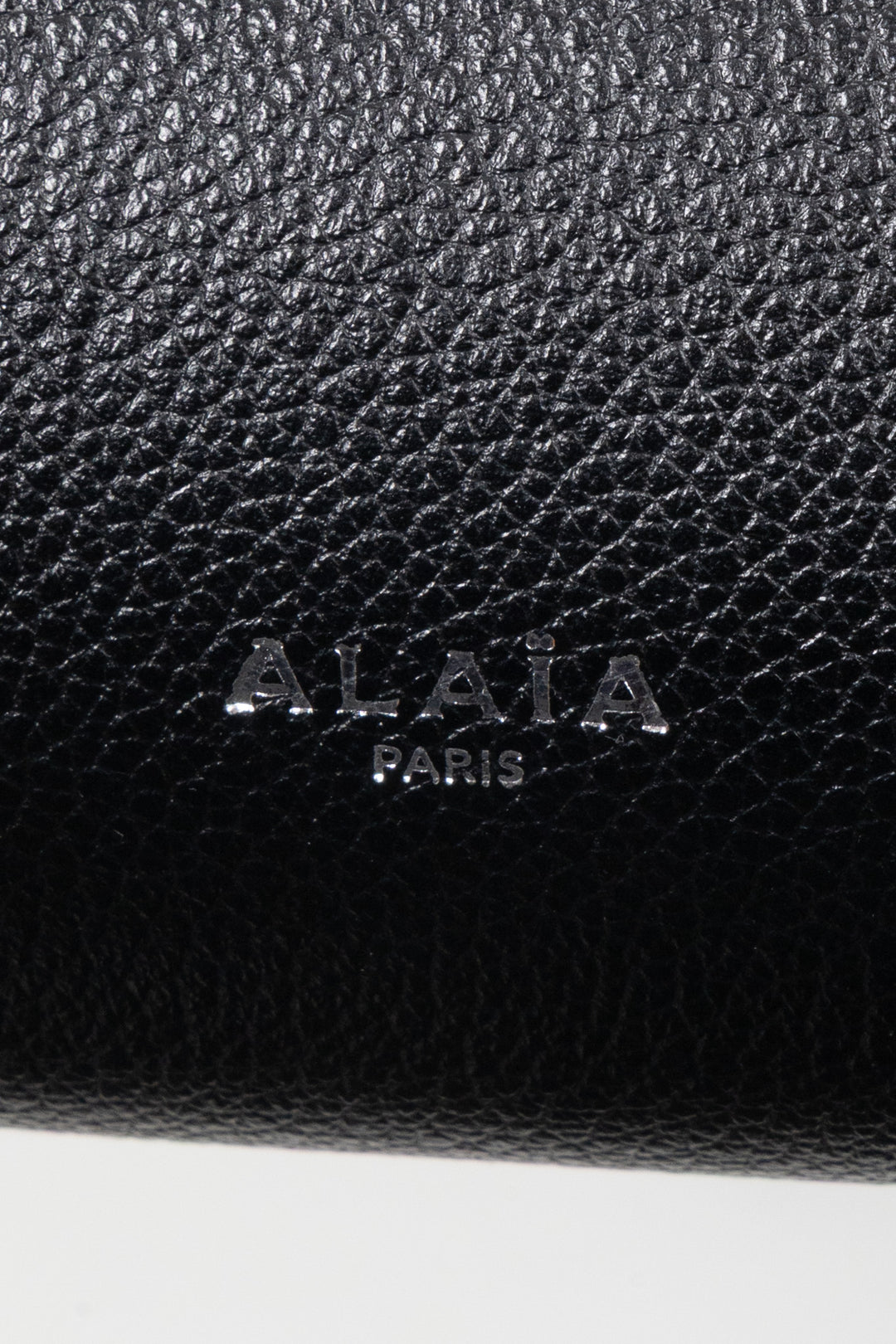 ALAÏA Le Teckel Flap Tote Bag Leather Black