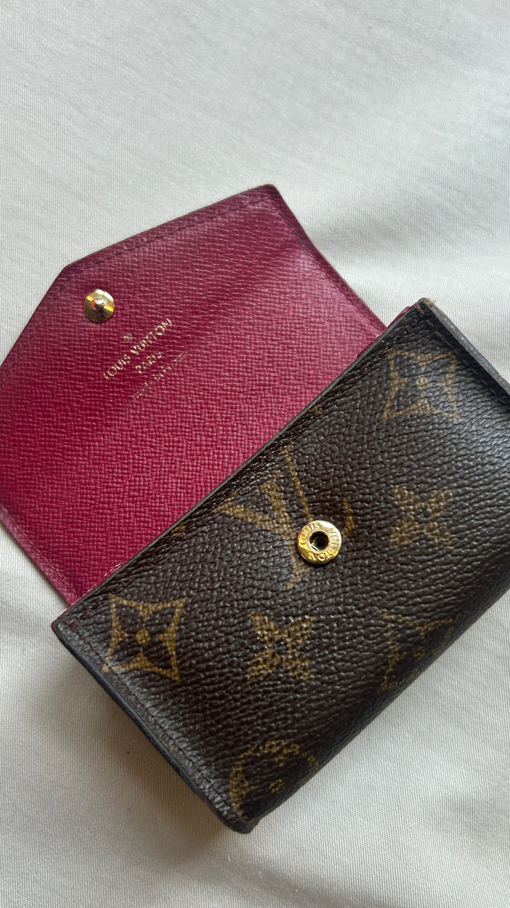 LOUIS VUITTON Card Wallet MNG Canvas