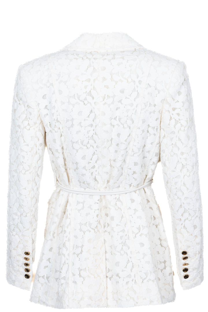 ZIMMERMANN Blazer Lace Cotton Ivory