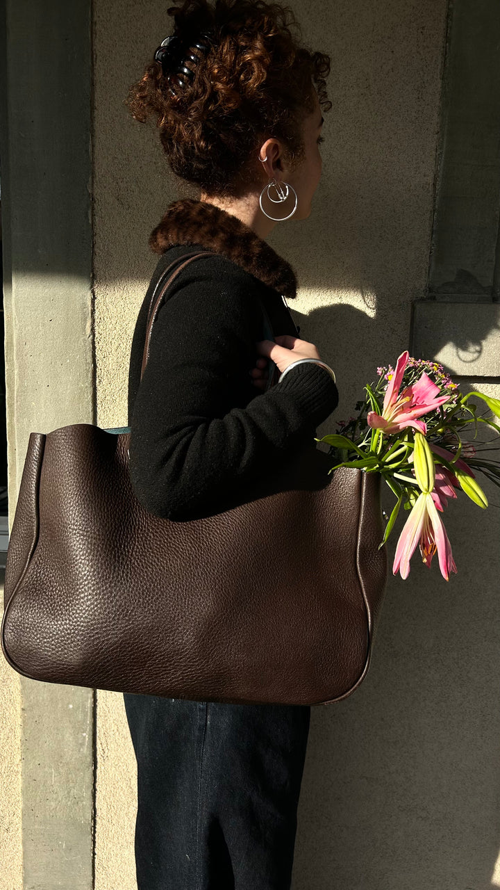 Sac LORO PIANA grand modèle marron