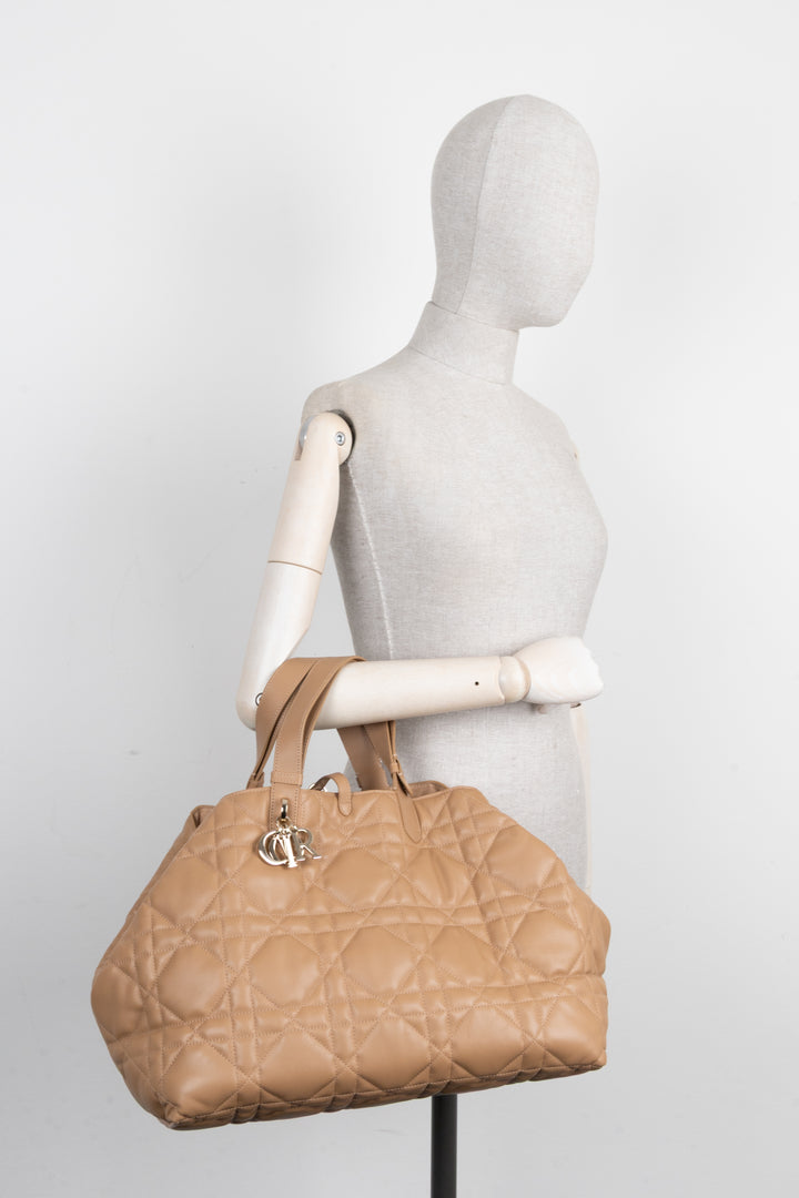 CHRISTIAN DIOR Large Toujours Bag Beige