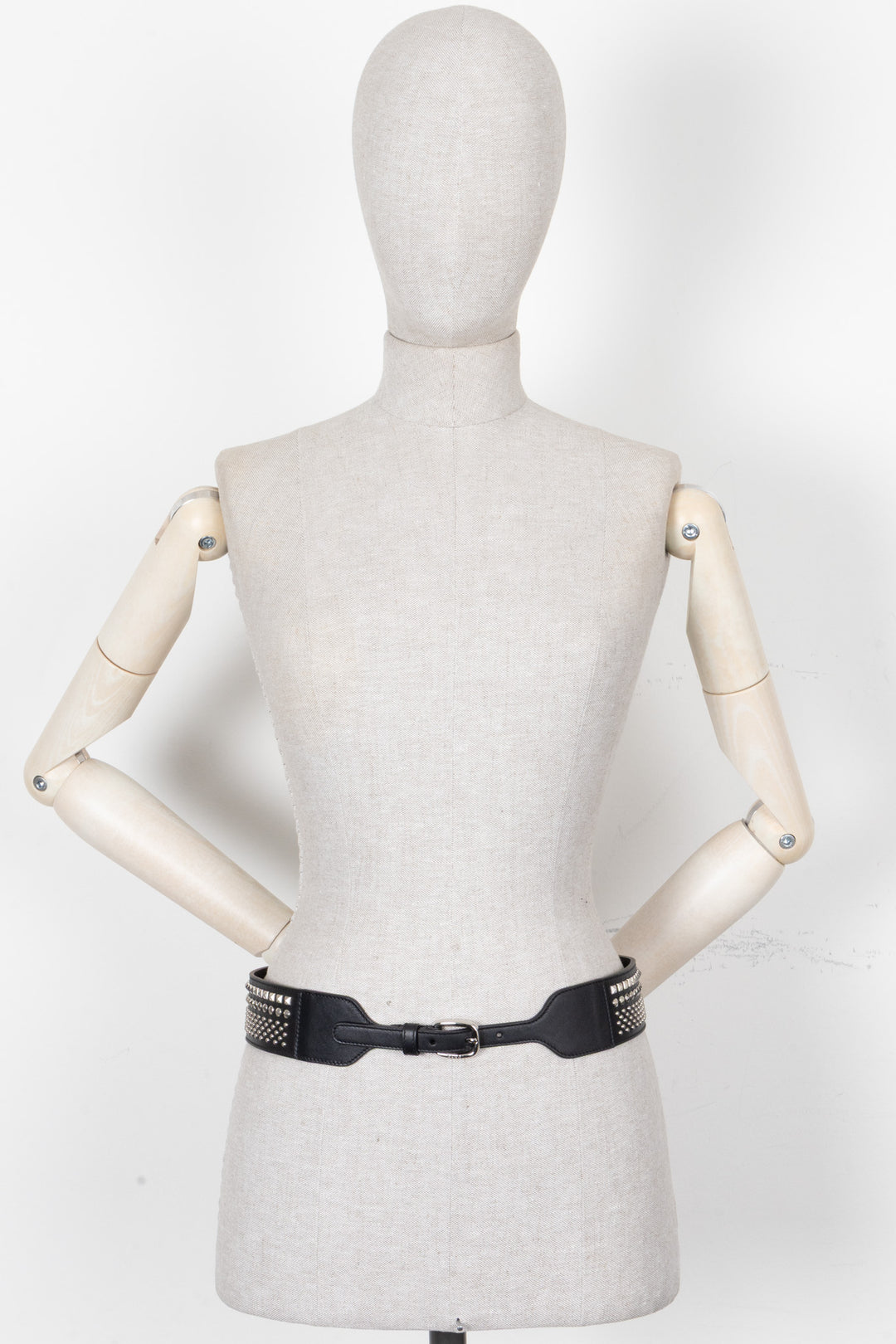 Ceinture GUCCI cloutée noire