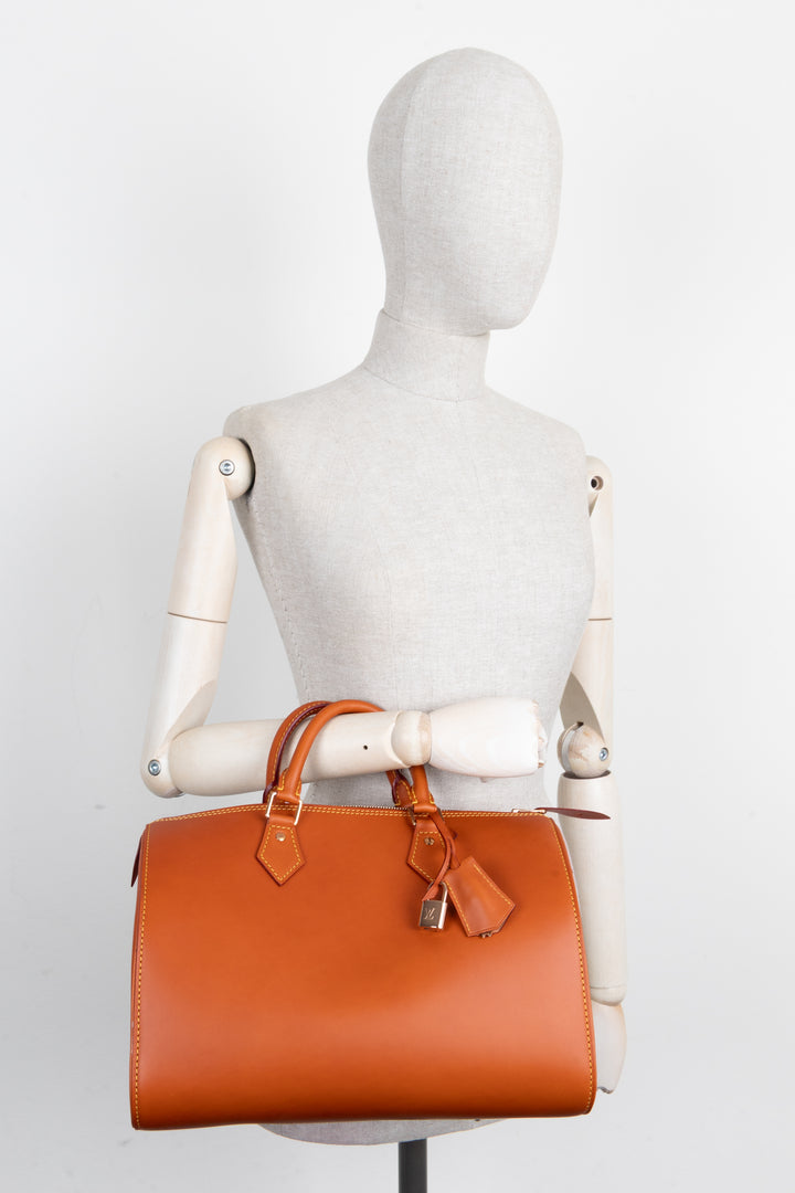 LOUIS VUITTON Speedy 35 Nomade Tan