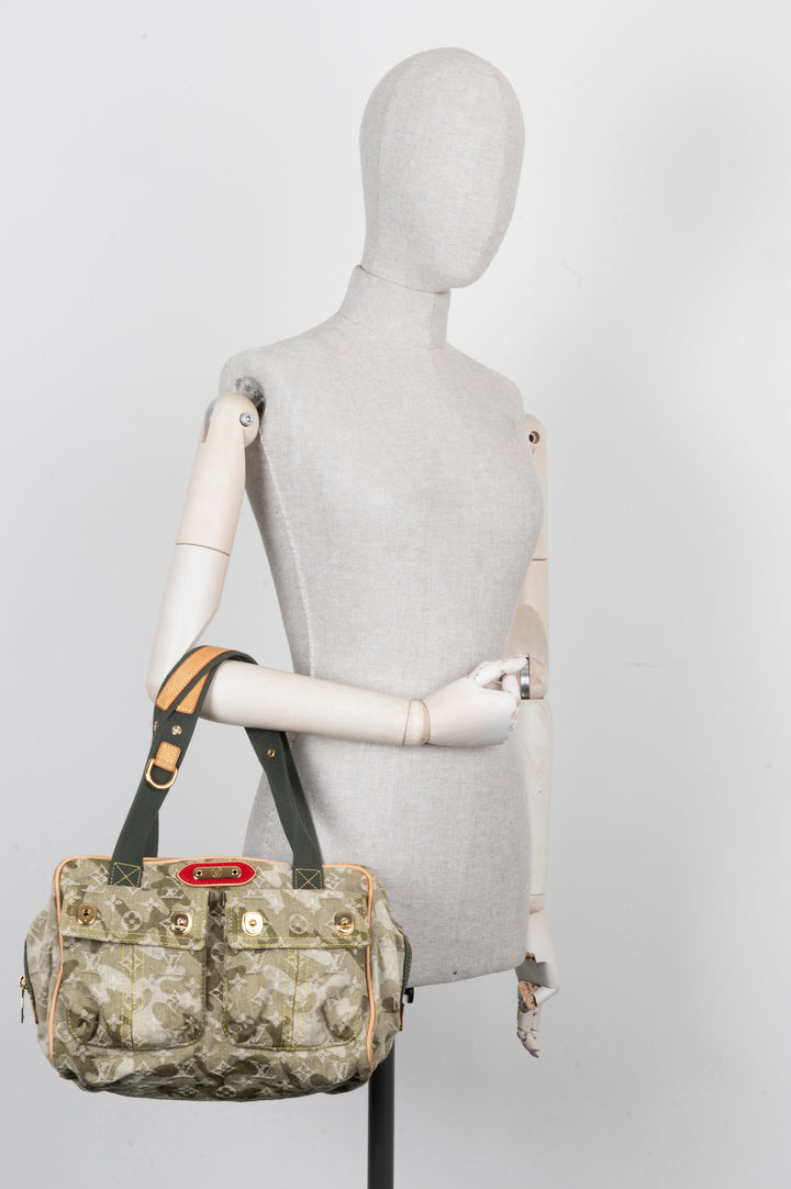 LOUIS VUITTON Jasmine Bag Monogramouflage Green