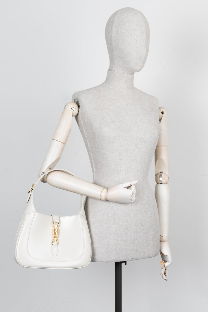 GUCCI Small Jackie 1961 Hobo Bag White