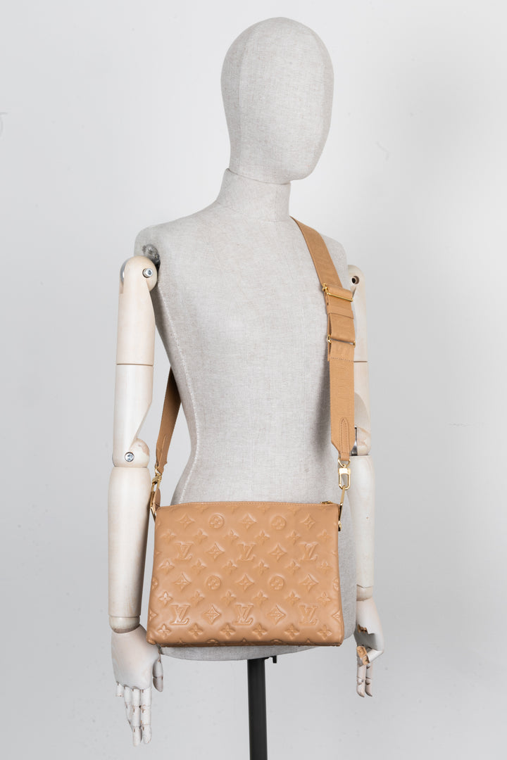 LOUIS VUITTON Coussin PM Bag Leather Beige