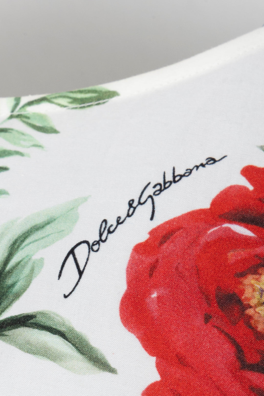 DOLCE&GABBANA Floral Midi Dress White Multicolor