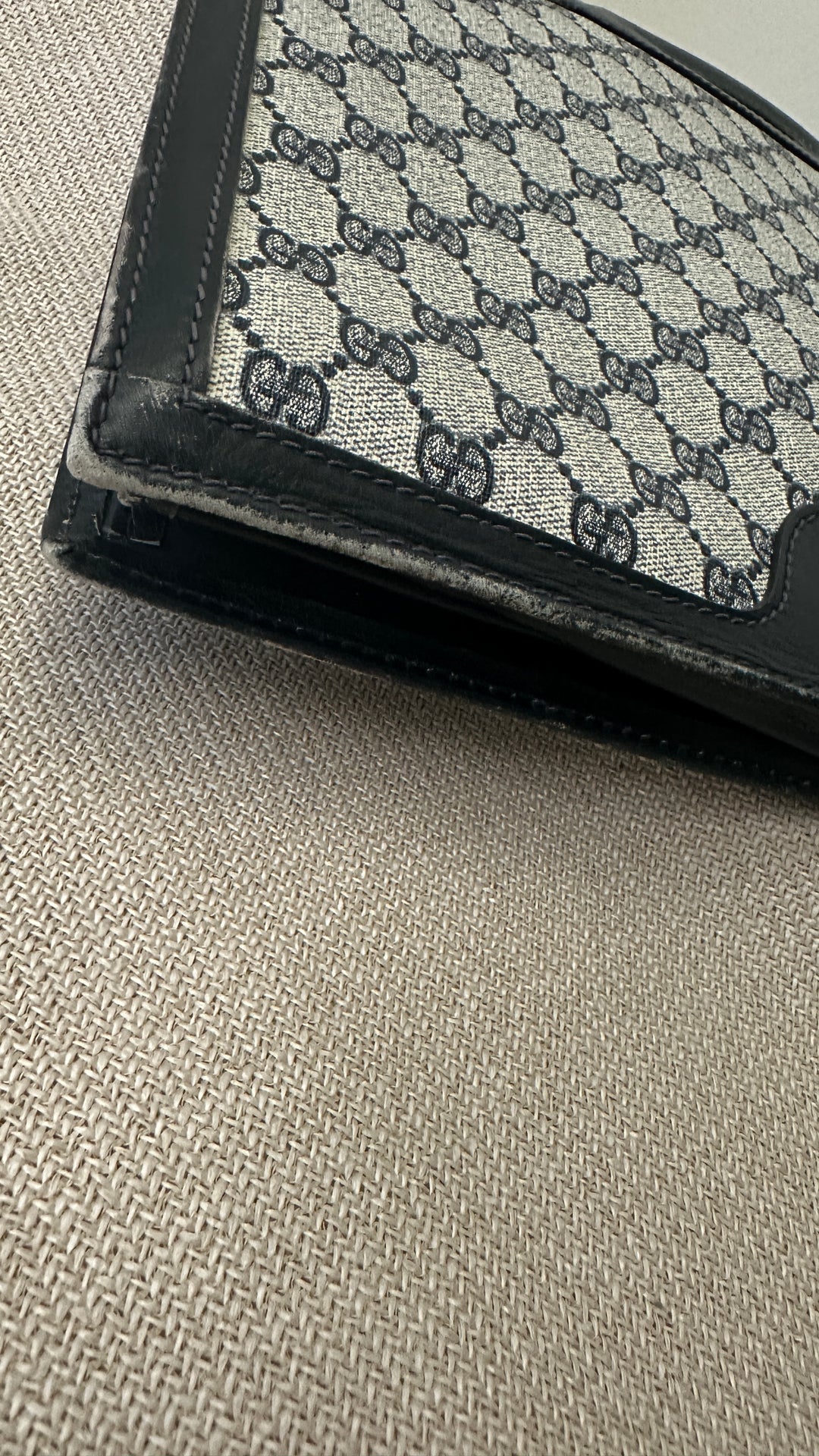 GUCCI Top Handle Business Tote Supreme Blue