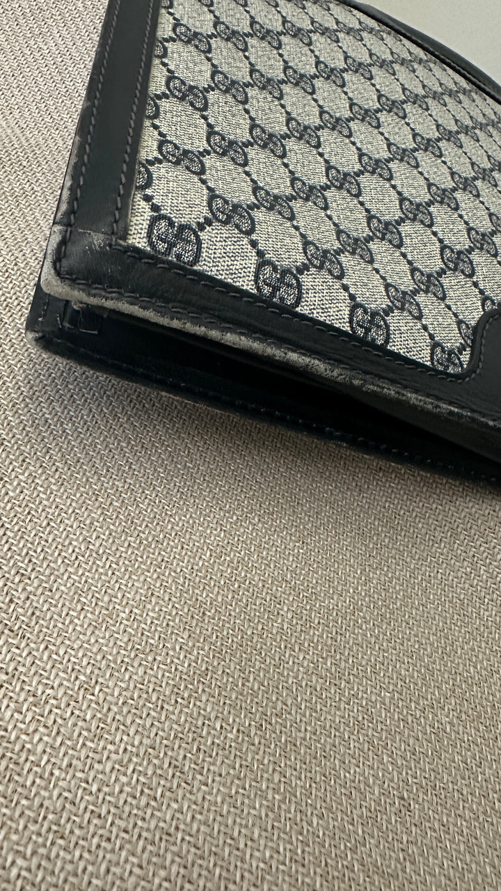 GUCCI Top Handle Business Tote Supreme Blue