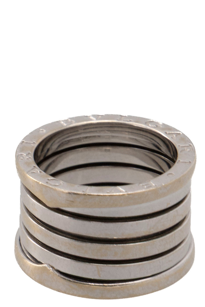 BVLGARI B.Zero 4 Band Ring White Gold