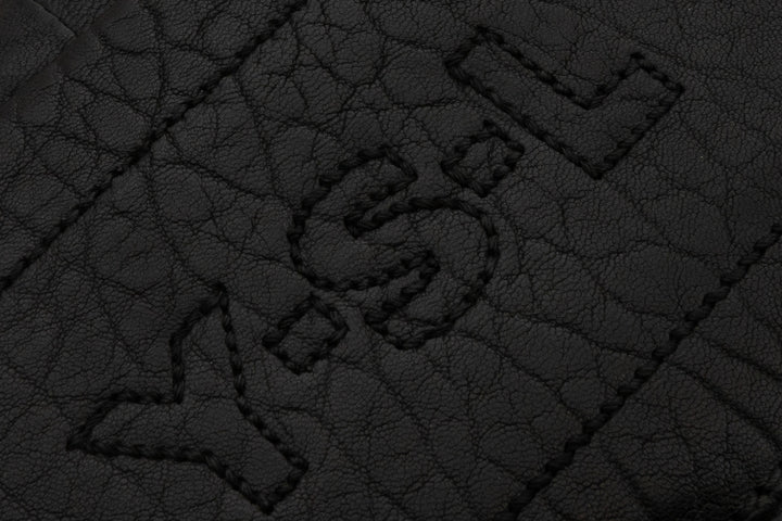 SAINT LAURENT Besace Shoulder Bag Black Leather