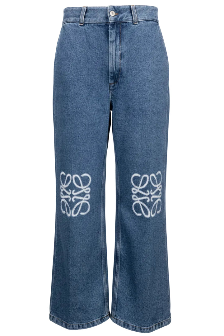 Jean LOEWE Anagram taille haute bleu