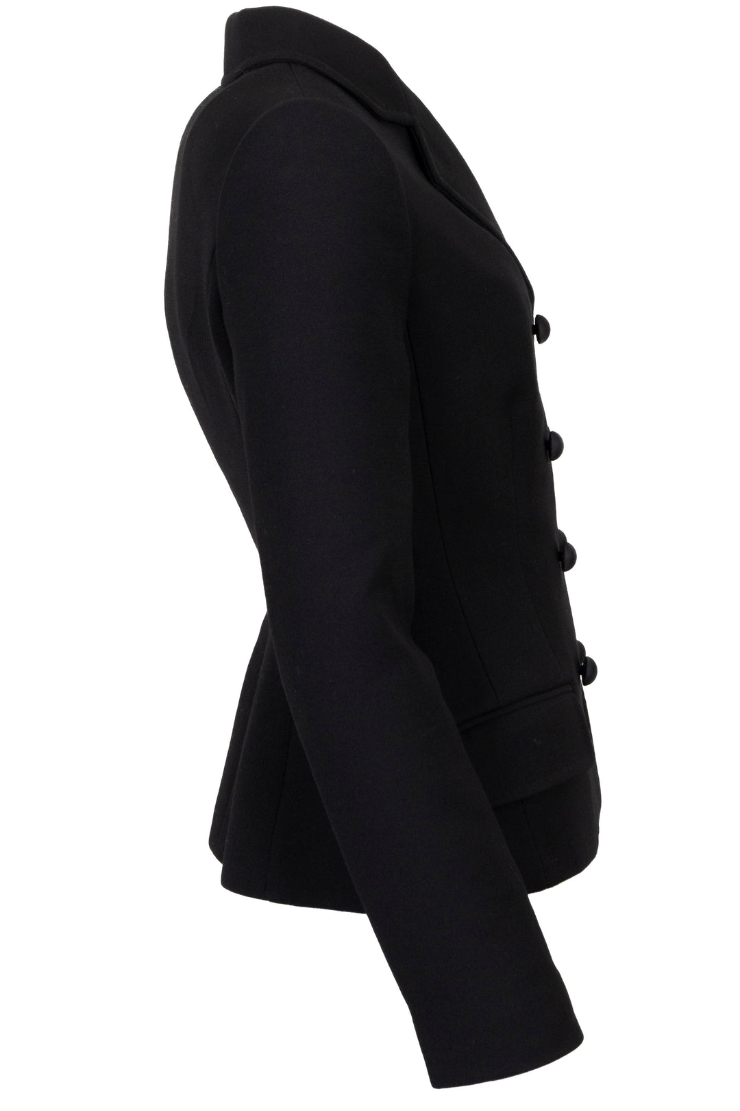DOLCE&GABBANA Double Breasted Blazer Wool Black