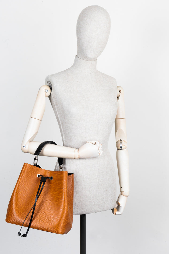 LOUIS VUITTON Néo Néo Bag Epi MM Brown Black