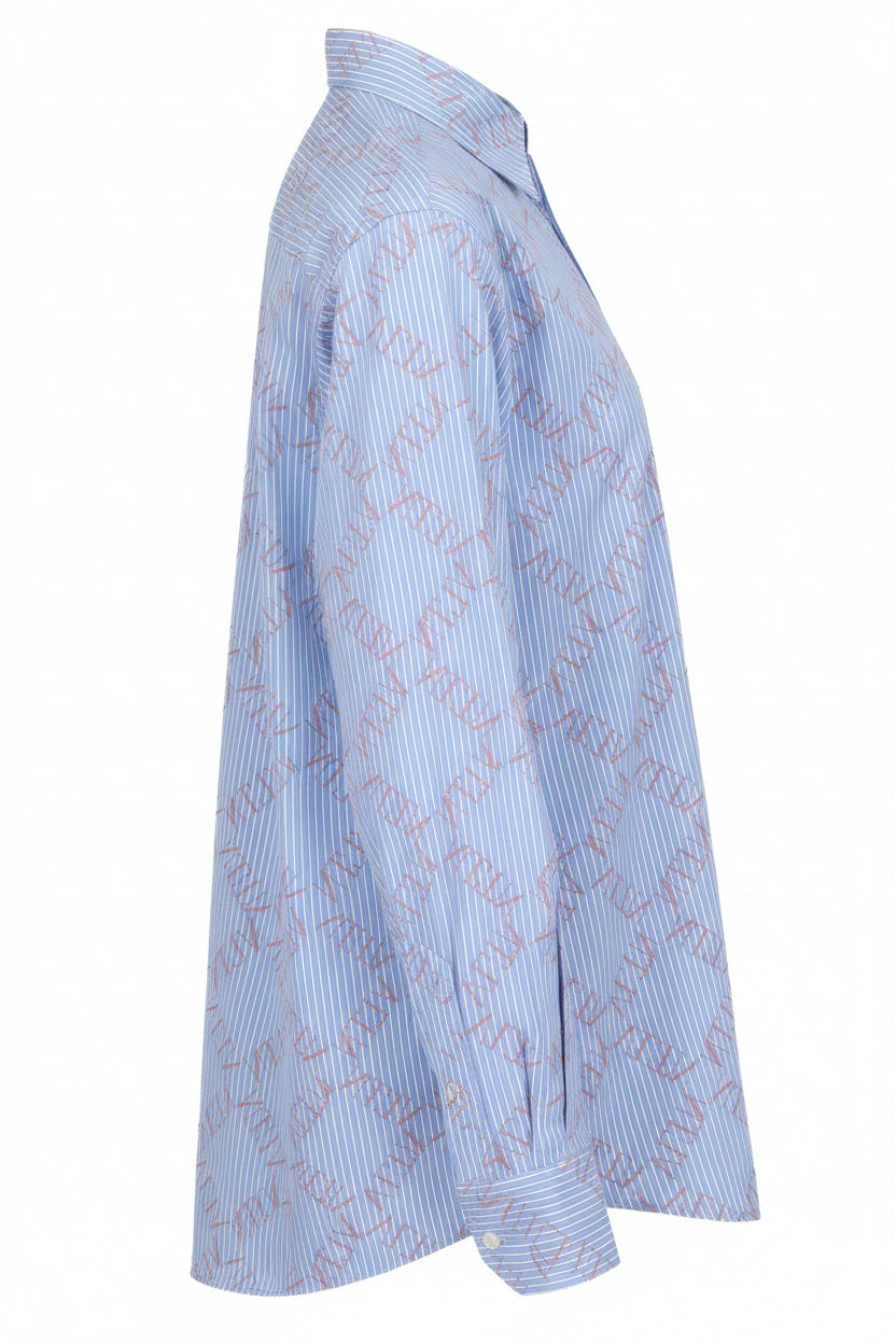 VALENTINO Logo Shirt Blue