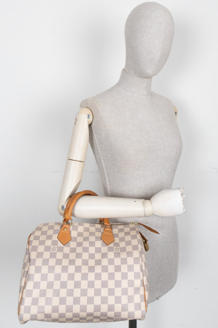 LOUIS VUITTON Speedy 30 Damier Azur