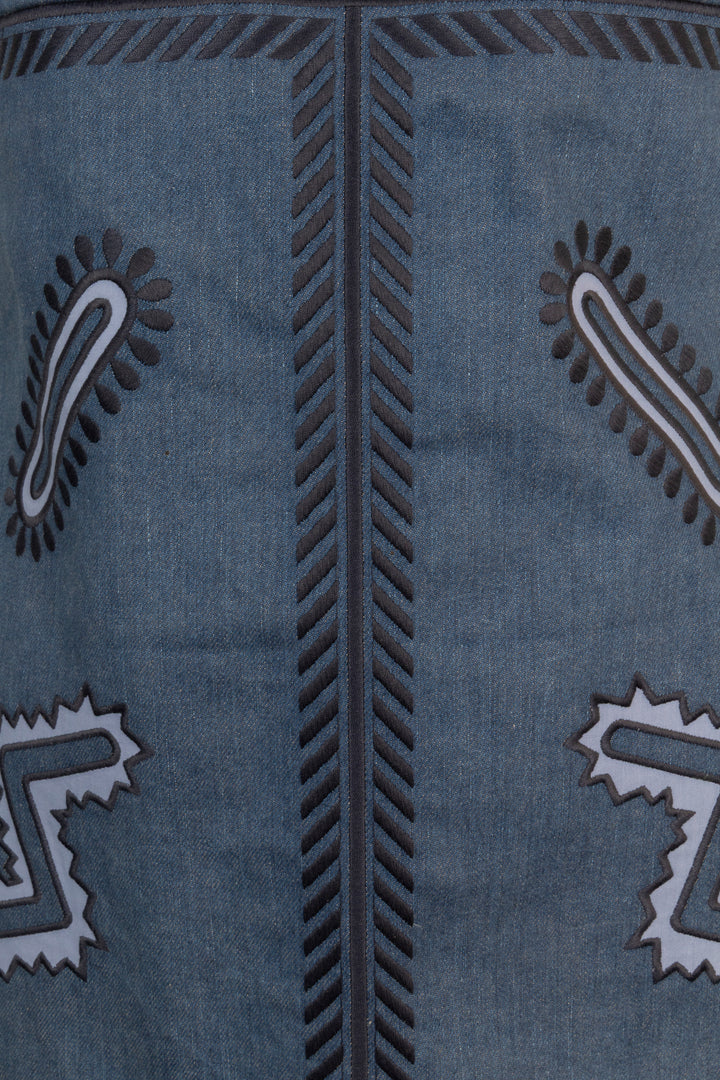 STELLA MCCARTNEY Buckled Denim Top