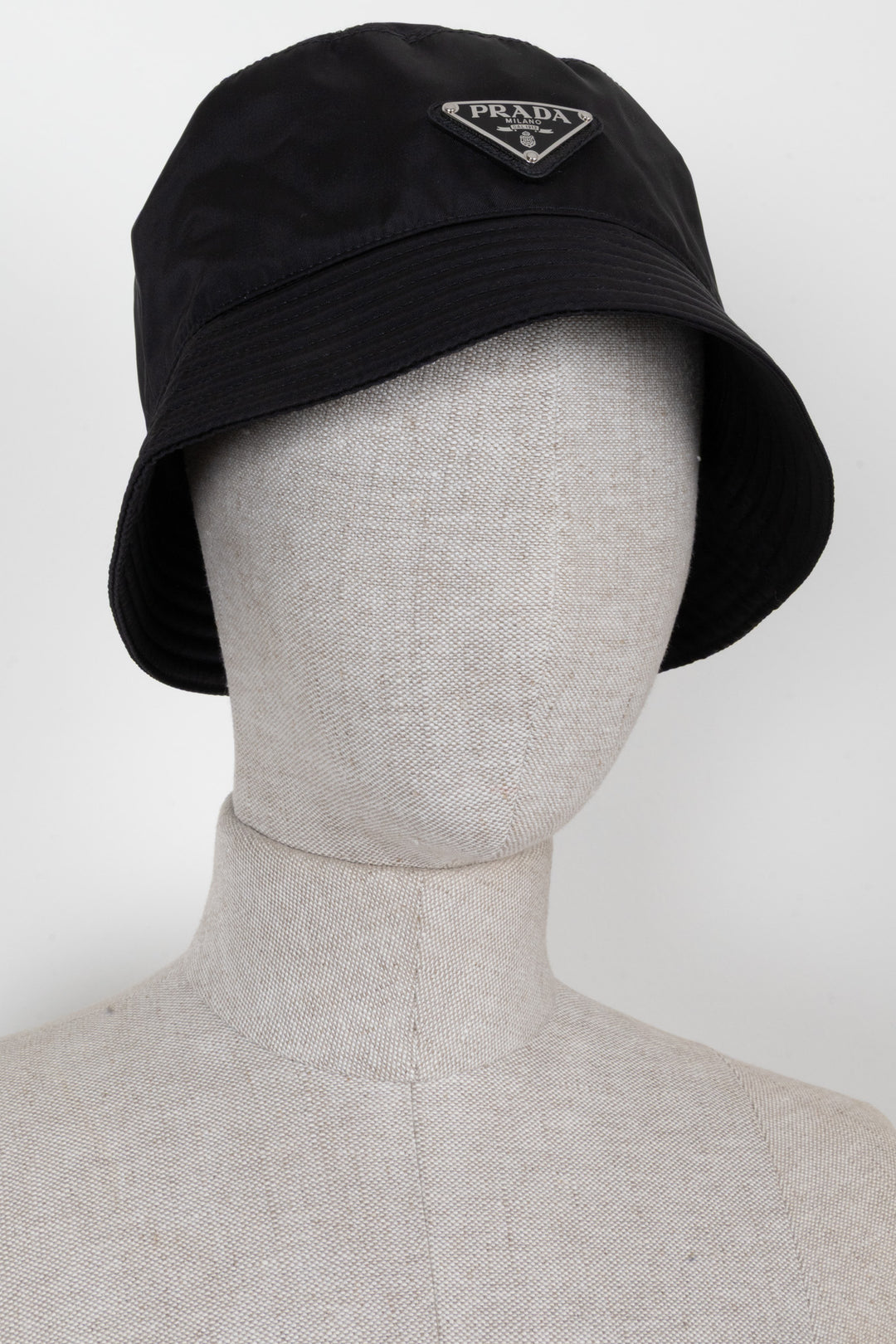 PRADA Re-Nylon Bucket Hat Black