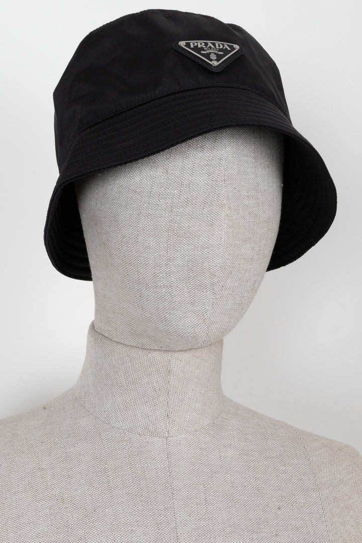 PRADA Re-Nylon Bucket Hat Black