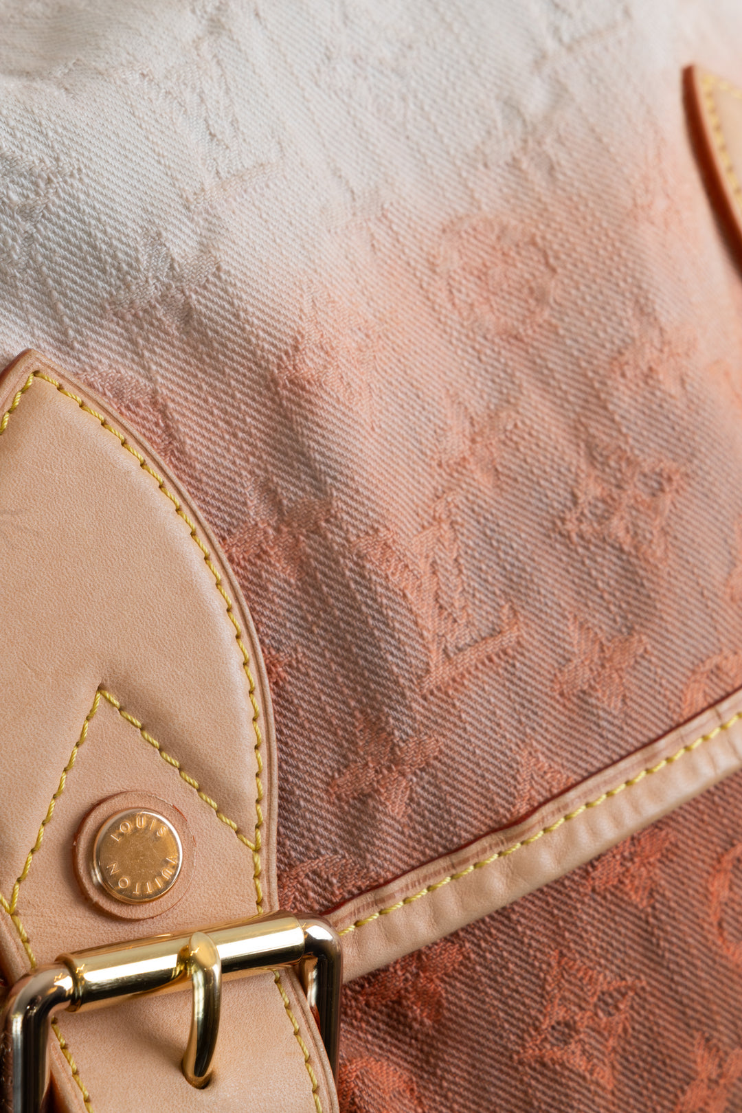 Sac Sunrise LOUIS VUITTON Denim Pêche